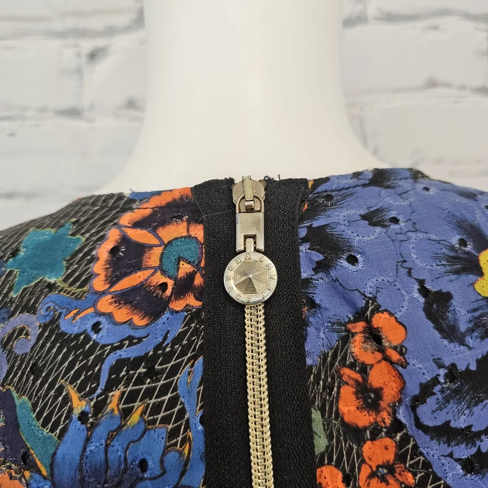 Versace Jeans Floral Eyelet Mini Dress - Picture 6 of 10